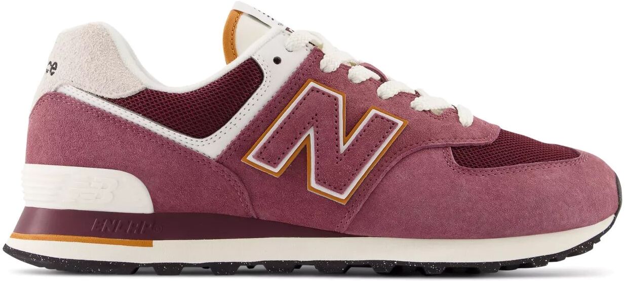 Кроссовки унисекс New Balance 74M бордовые 7.5 US