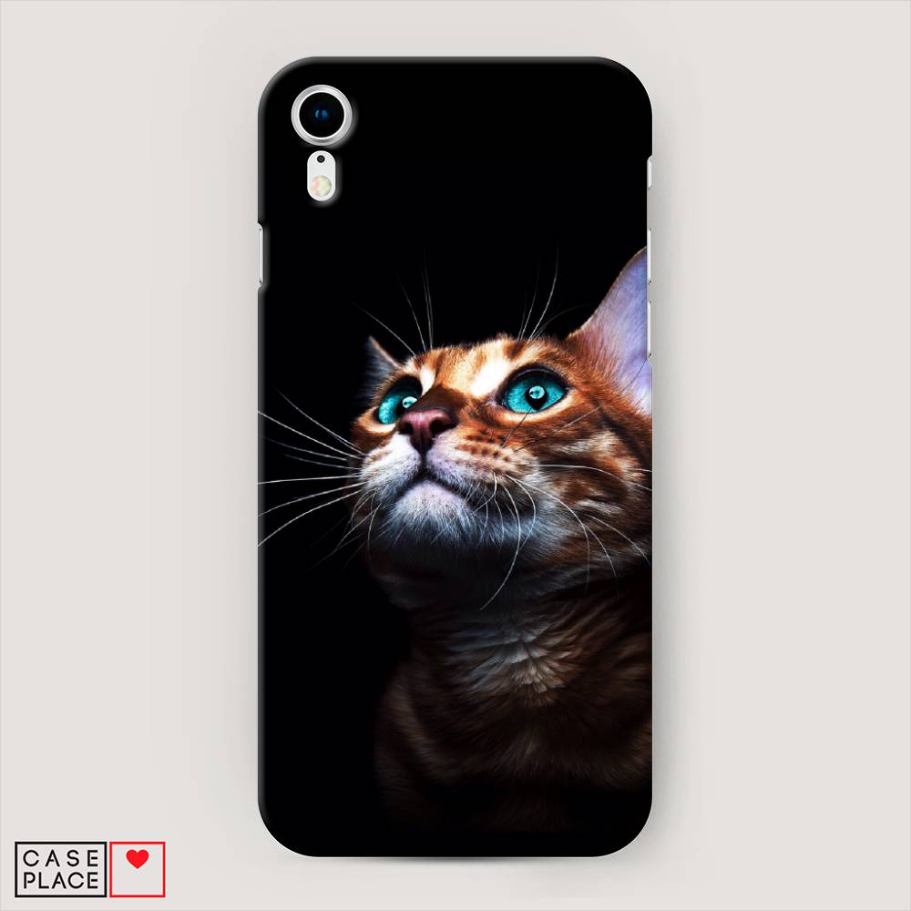 

Пластиковый чехол "Мечтательный кот" на Apple iPhone XR (10R), 12020-1