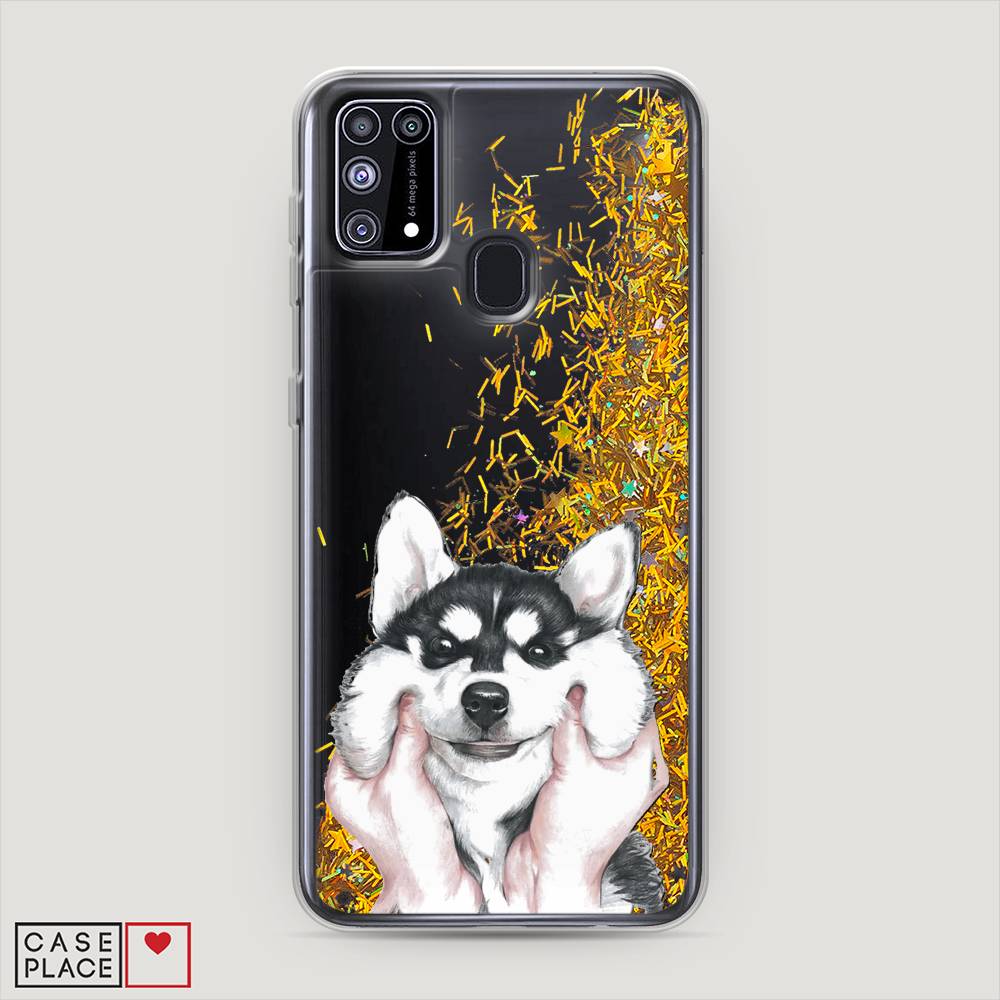 

Чехол Awog на Samsung Galaxy M31 / Самсунг M31 "Щечки хаски", Разноцветный, 2100790-1