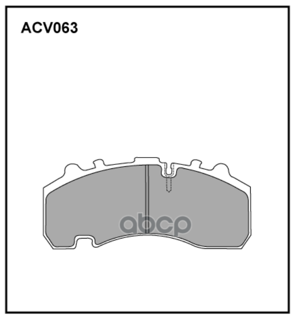 

Тормозные колодки ALLIED NIPPON дисковые Wva 29167 ACV063K