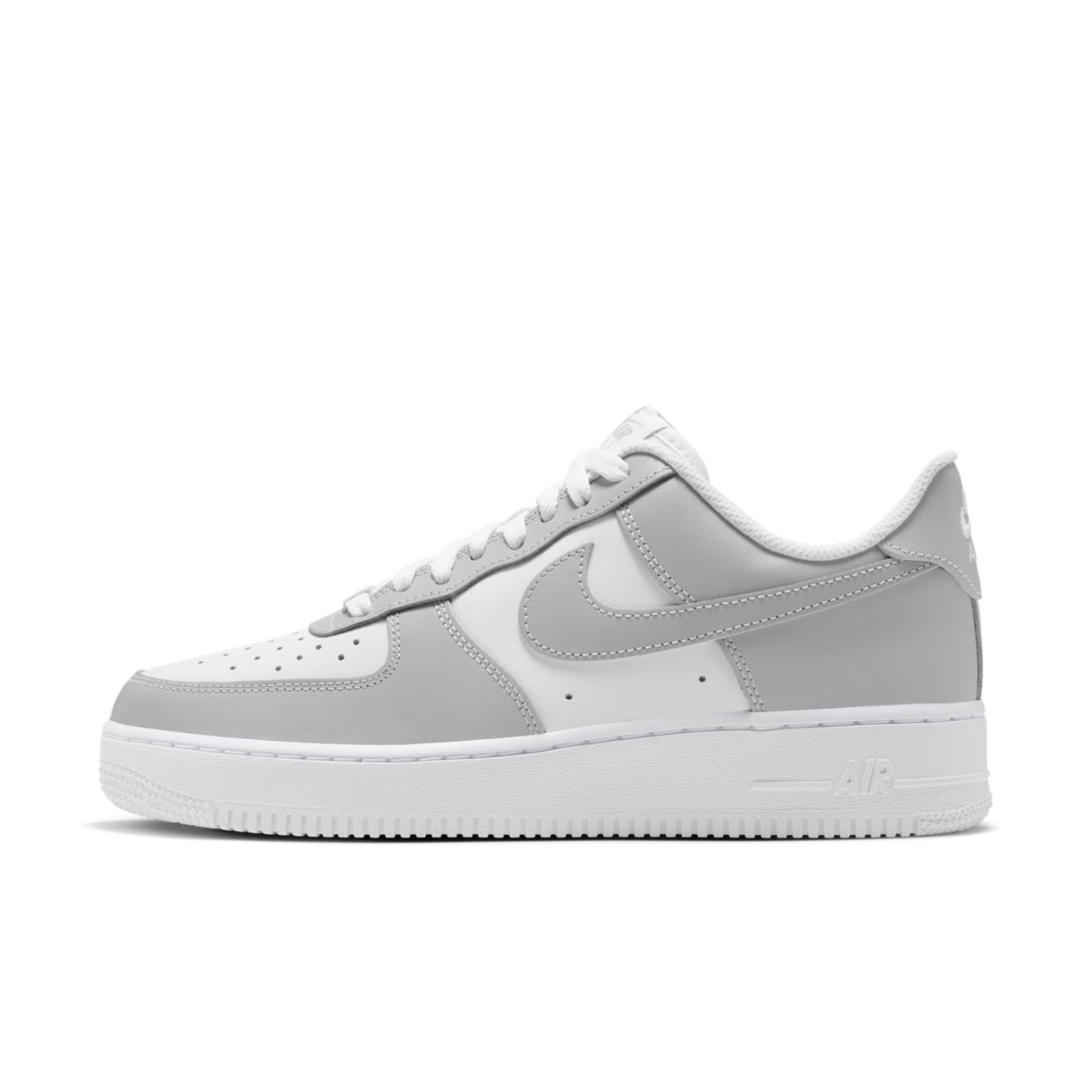

Кеды мужские Nike AIR FORCE AF1 серые 10.5 US, Серый, AIR FORCE AF1