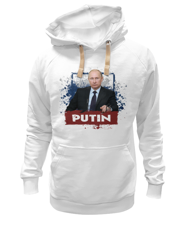 

Худи унисекс Printio Россия белое M, Белый, Россия