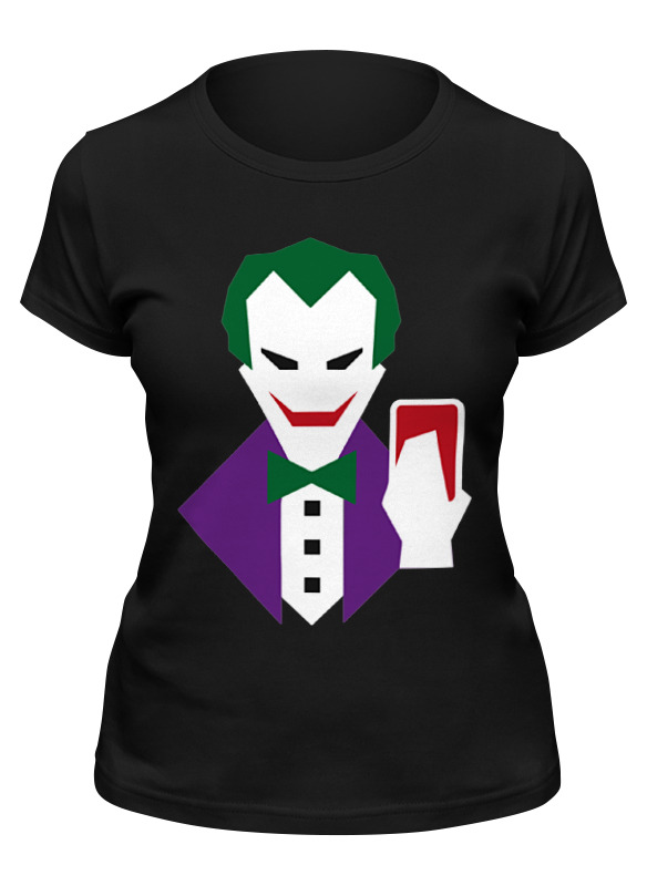 

Футболка женская Printio Джокер (joker) черная M, Джокер (joker)
