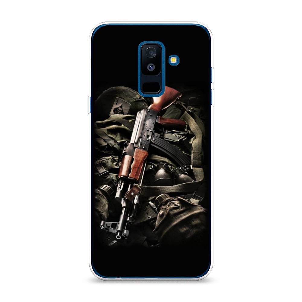 фото Чехол awog "автомат" для samsung galaxy a6 +