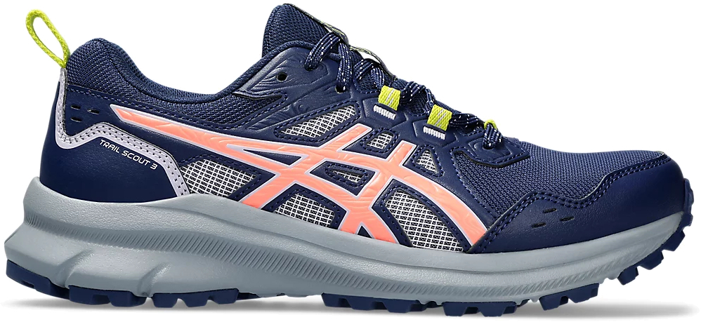 

Кроссовки женские Asics Trail Scout 3 синие 6.5 US, Синий, Trail Scout 3