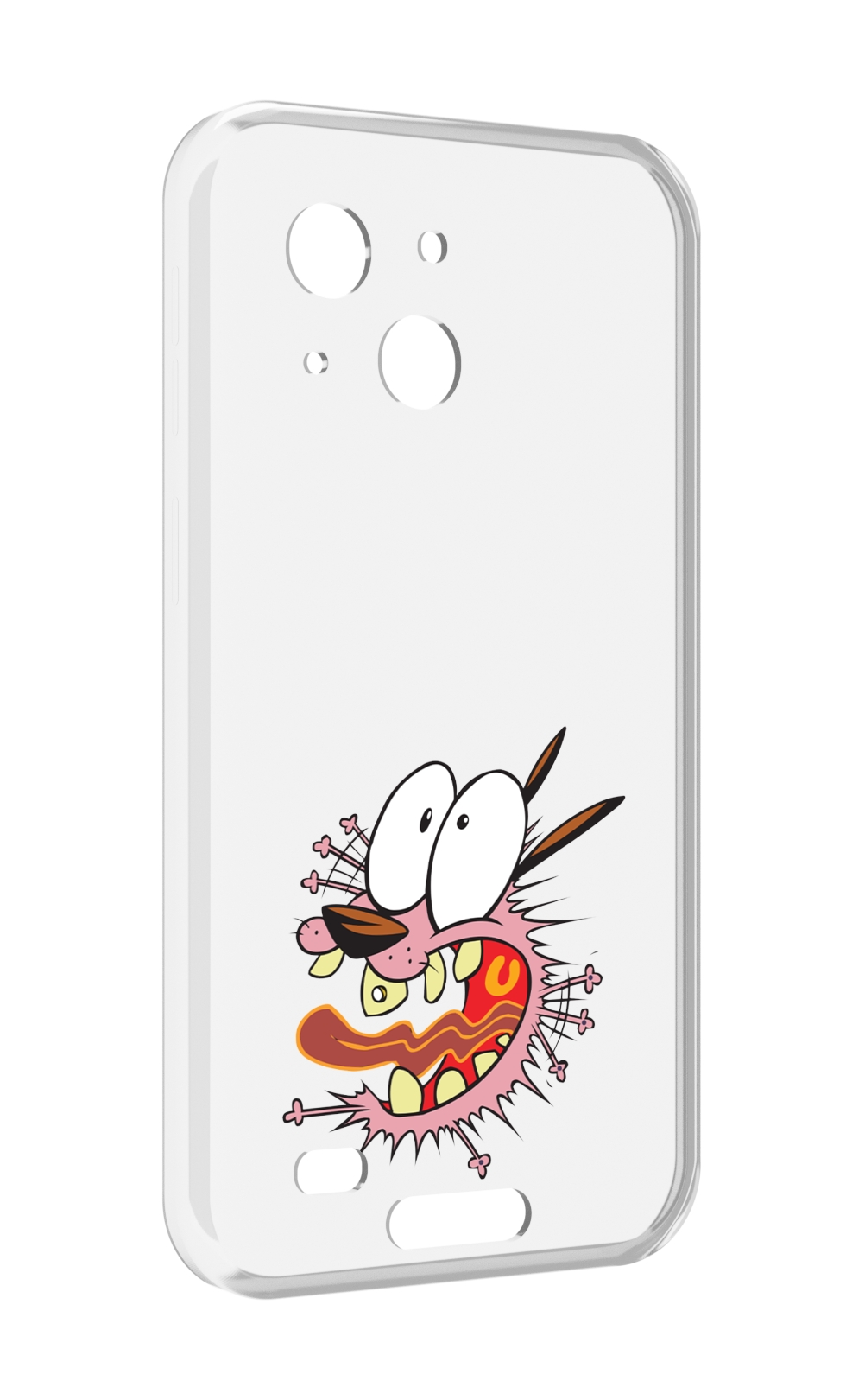 

Чехол MyPads испуганный бобик для Oukitel WP20 / WP20 Pro, Прозрачный, Tocco