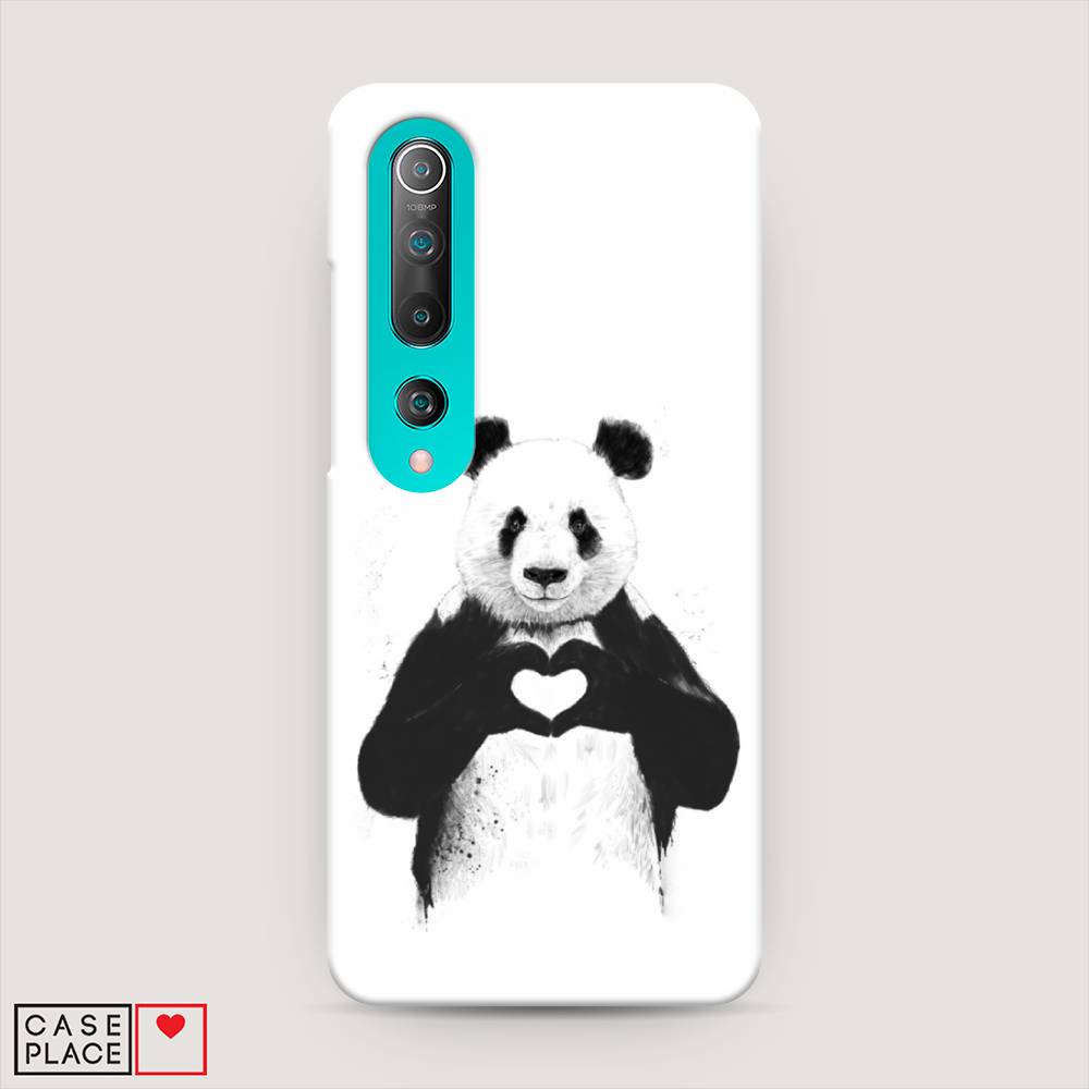 

Пластиковый чехол "Панда love" на Xiaomi Mi 10, 37520-7