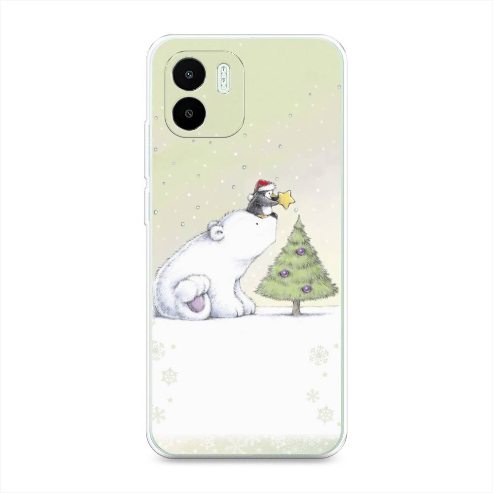 

Чехол на Xiaomi Redmi A1 "Украшение елки", Белый;бежевый, 316350-5