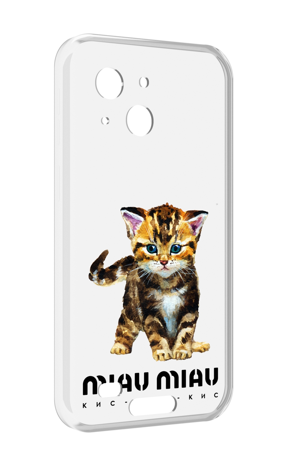 

Чехол MyPads Бренд miau miau для Oukitel WP20 / WP20 Pro, Прозрачный, Tocco