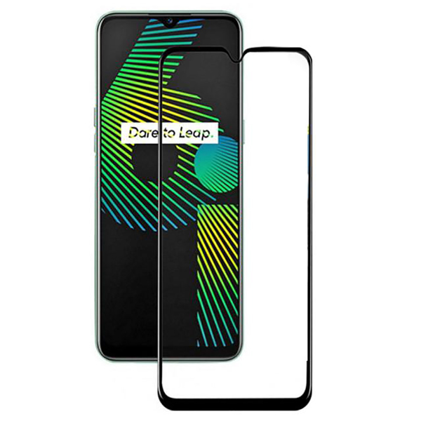 

Защитное стекло для Realme 6i DF rmColor 07 Черное, для Realme 6i rmColor 07 Черное