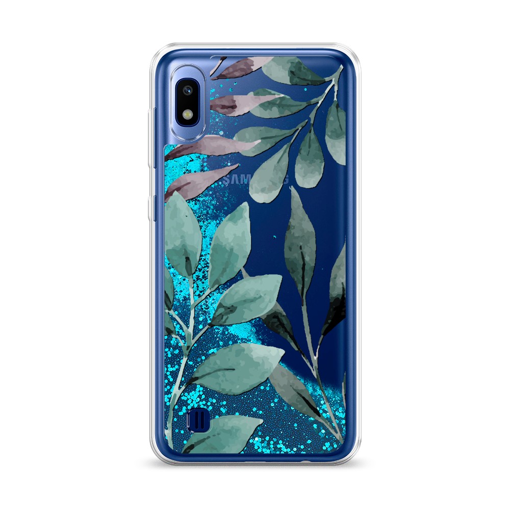

Чехол Awog на Samsung Galaxy A10 "Листы цветов", Разноцветный, 27993-1