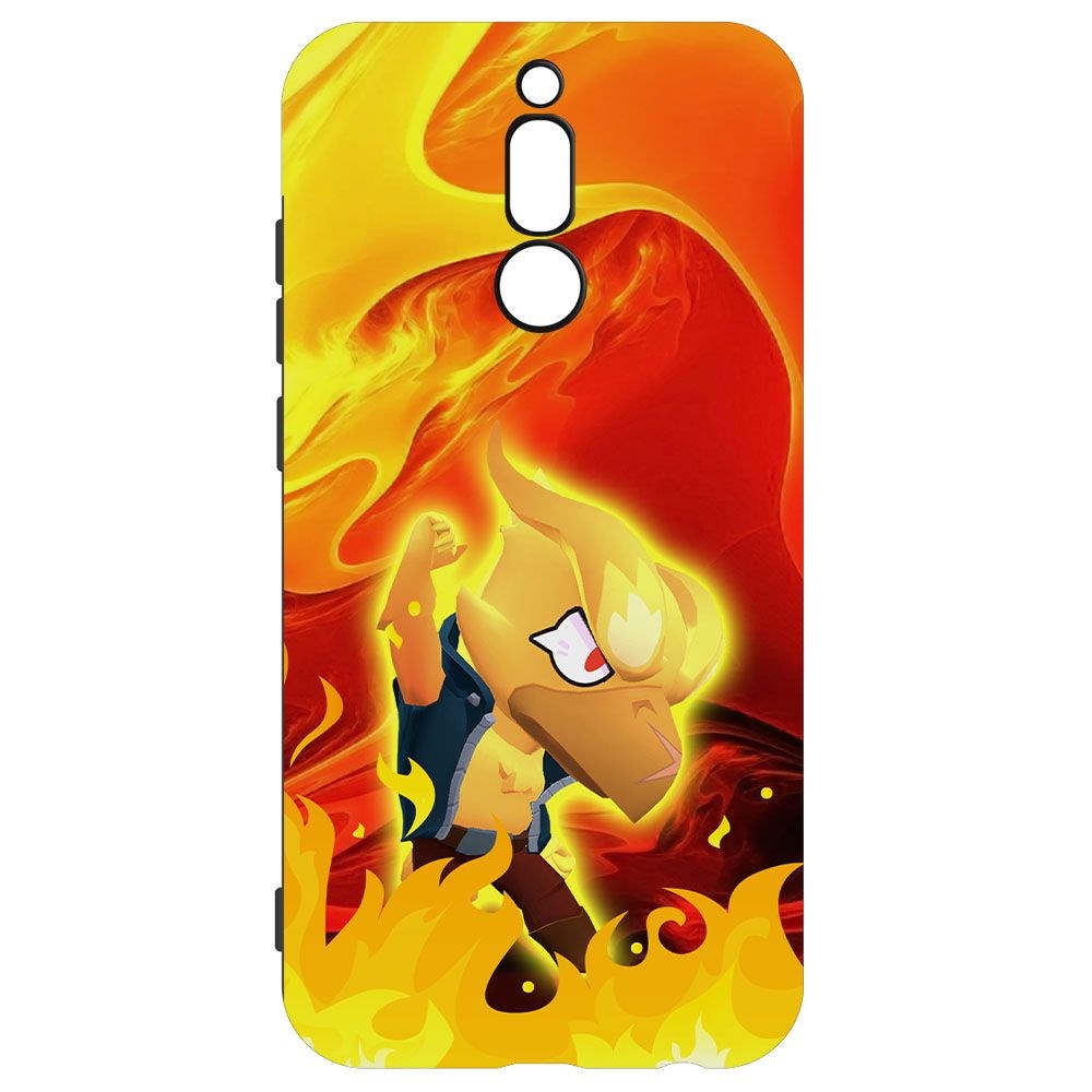 

Чехол-накладка Krutoff Софт Кейс Brawl Stars - Ворон-Феникс для Xiaomi Redmi 8 черный