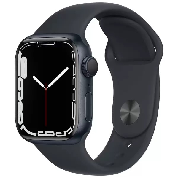 фото Смарт-часы apple watch series 7 45mm темная ночь (mkn53/a)