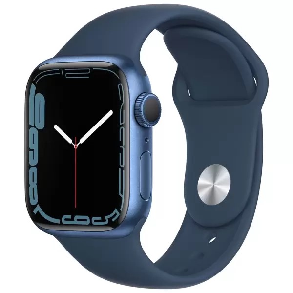 фото Смарт-часы apple watch series 7 41mm blue (mkn13rb/a )