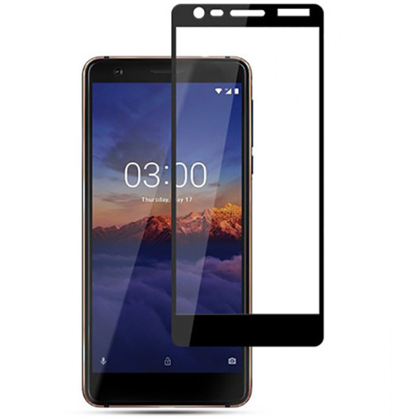 

Защитное стекло для Nokia 3.1 Glass Pro Full Screen Черное, для Nokia 3.1 Full Screen Черное