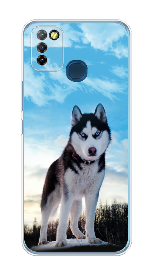 

Чехол Awog на Infinix HOT 10 Lite "Хаски 3", Разноцветный, 3100350-2