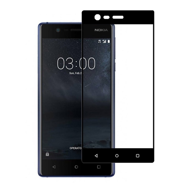 

Защитное стекло для Nokia 3 Glass Pro Full Screen Черное, для Nokia 3 Full Screen Черное