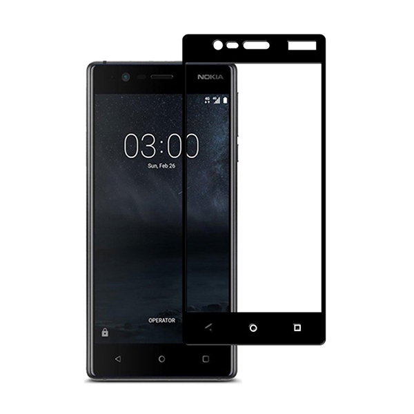

Защитное стекло для Nokia 3 Aiwo Full Screen Черное, для Nokia 3 Full Screen Черное