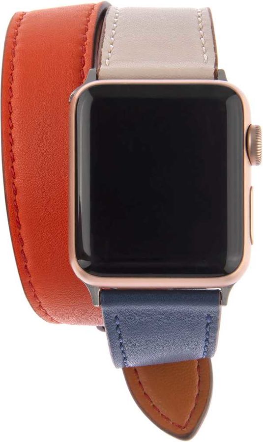 

Ремешок Interstep Dt.Chic для Apple Watch Series 3/4/5, розовый/оранжевый [70383], Dt.Chic