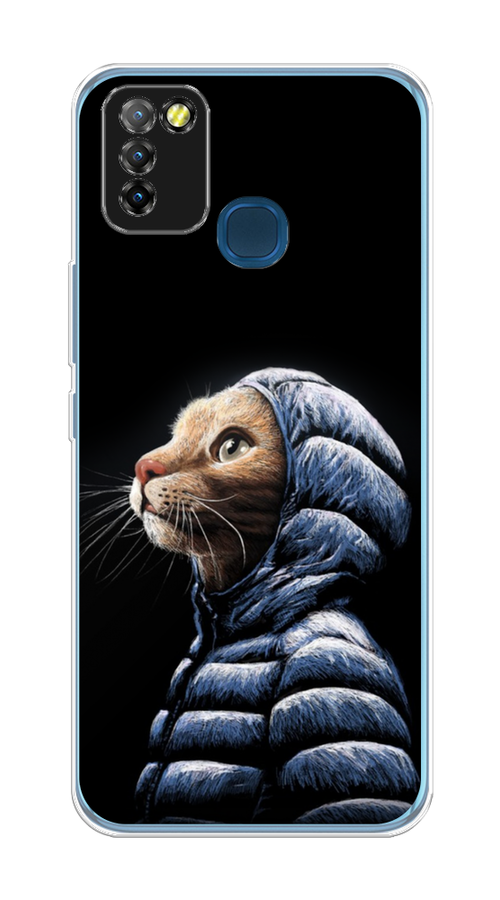 

Чехол Awog на Infinix HOT 10 Lite "Кот в капюшоне", Разноцветный, 3100350-2