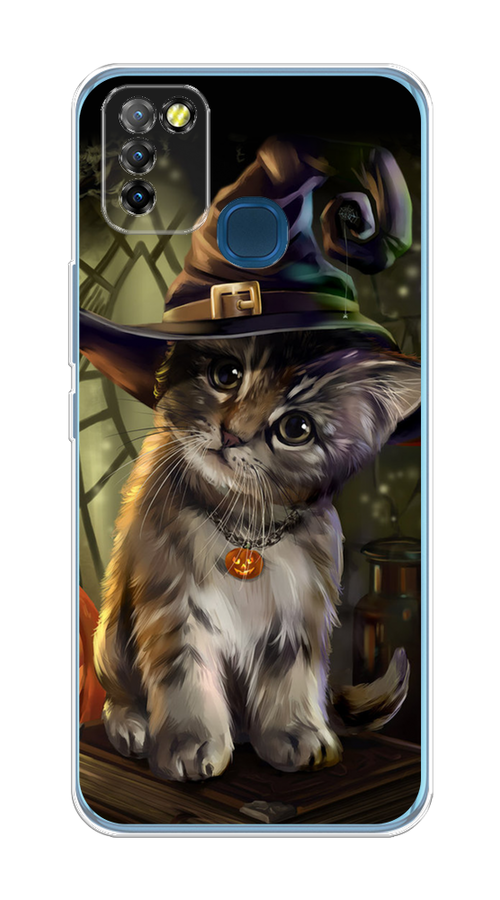 

Чехол Awog на Infinix HOT 10 Lite "Кот на Хэллоуин", Разноцветный, 3100350-2