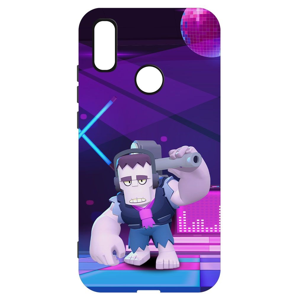 

Чехол-накладка Krutoff Софт Кейс Brawl Stars - Фрэнк для Xiaomi Redmi 7 черный