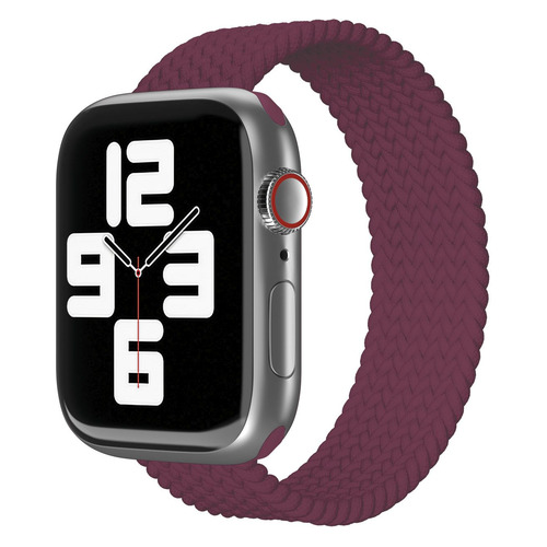 Ремешок для Apple Watch Series 3/4/5/6/SE/7, бордовый vlp-BB2AW-SM-45MS