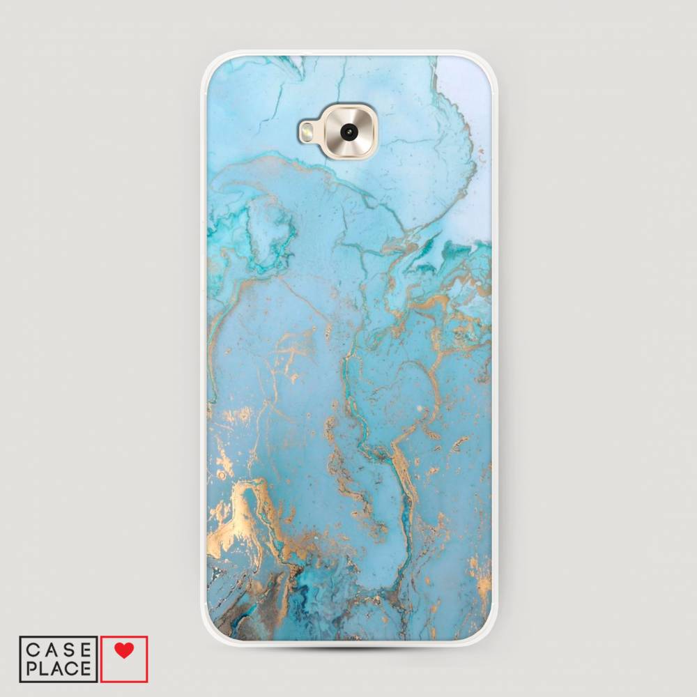 

Чехол Awog "Голубой мрамор рисунок" для Asus Zenfone 4 Selfie ZD553KL, 42550-3