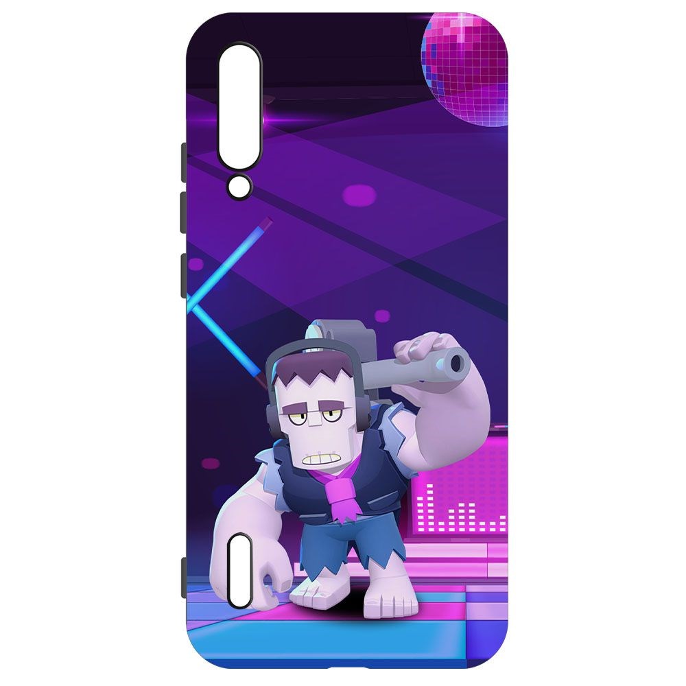 

Чехол-накладка Krutoff Софт Кейс Brawl Stars - Фрэнк для Xiaomi Mi A3 черный