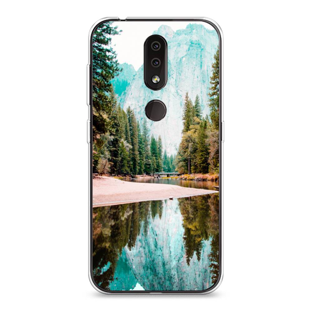 фото Чехол awog "горы 11" для nokia 4.2
