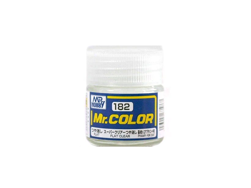 

Лак акриловый на специальном разбавителе MR.HOBBY Mr.Color Flat clear MH-C18, матовый, Прозрачный