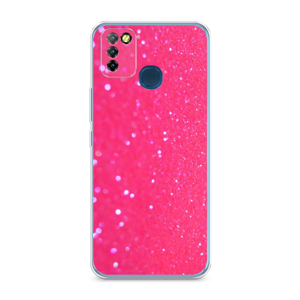 

Чехол Awog "Малиновые блестки рисунок" для Infinix HOT 10 Lite