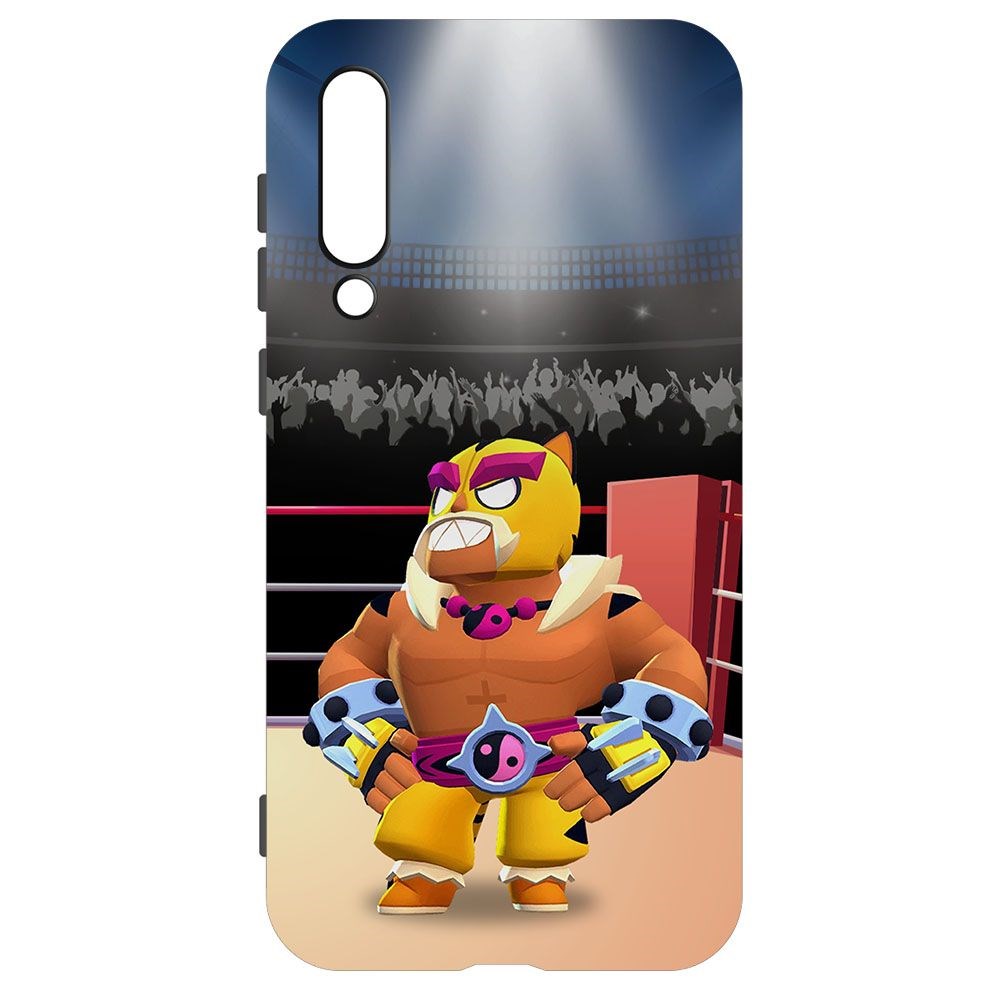 

Чехол-накладка Krutoff Софт Кейс Brawl Stars - Эль Тигро для Xiaomi Mi 9 черный