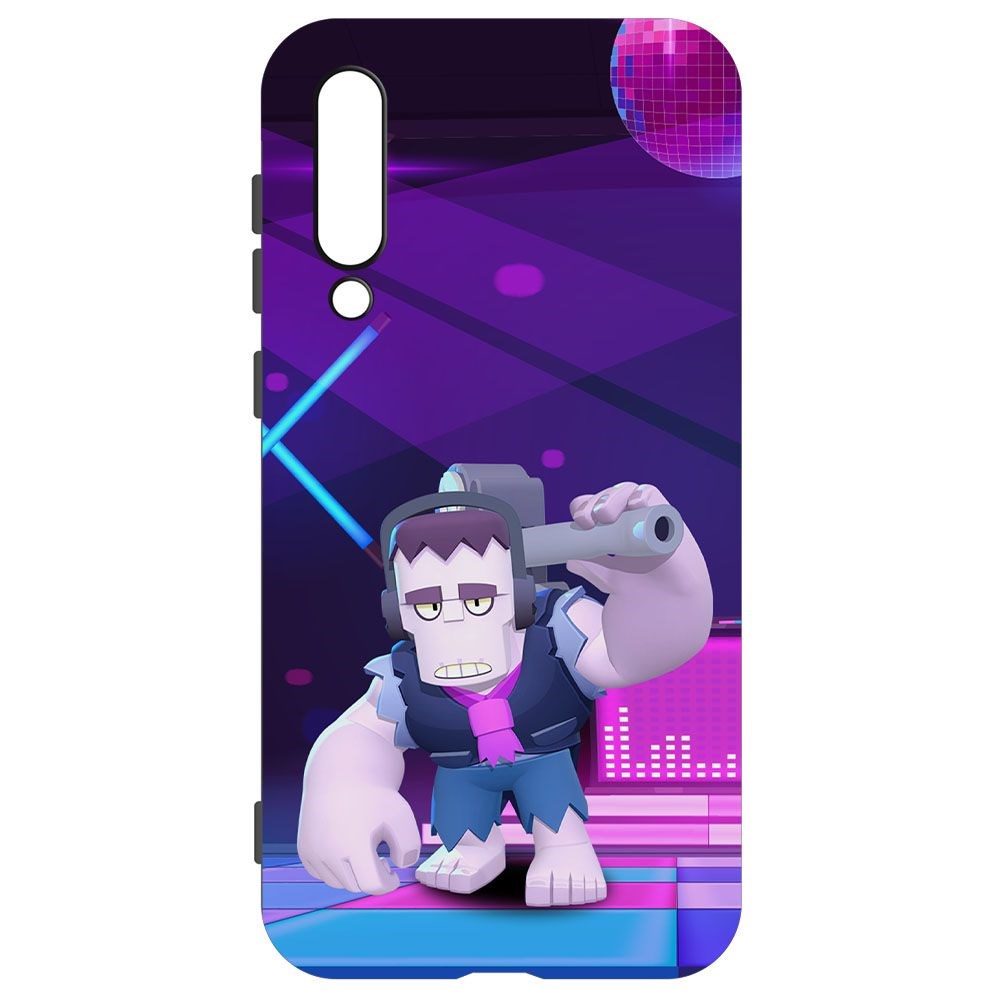 

Чехол-накладка Krutoff Софт Кейс Brawl Stars - Фрэнк для Xiaomi Mi 9 SE черный