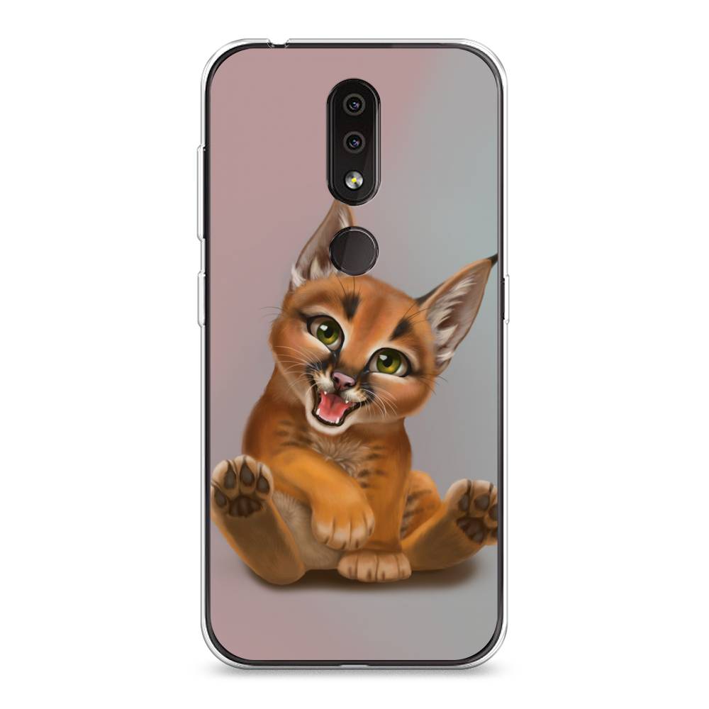 

Чехол Awog на Nokia 4.2 / Нокиа 4.2 "Малыш рыси", Оранжевый;серый, 122550-1
