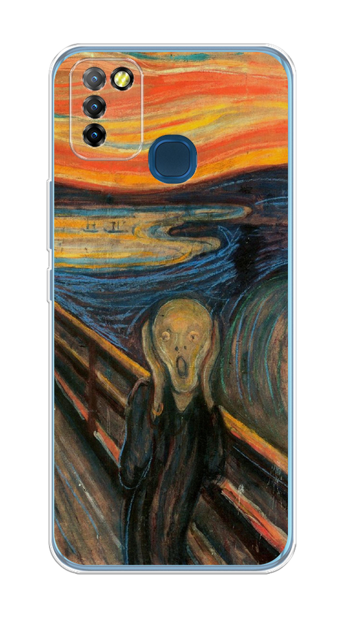 

Чехол Awog на Infinix HOT 10 Lite "Крик", Разноцветный, 3100350-9