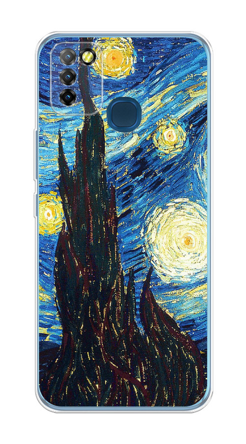 

Чехол Awog на Infinix HOT 10 Lite "Ван Гог Звездная ночь", Разноцветный, 3100350-9