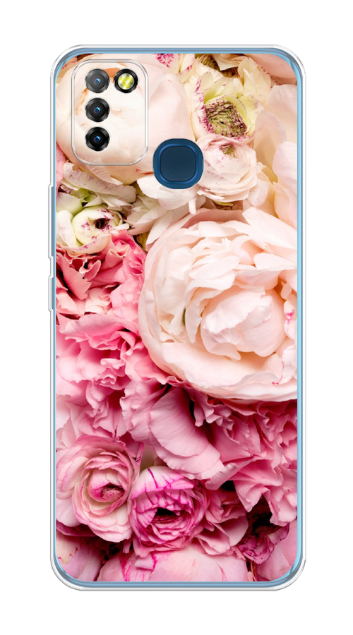 

Чехол Awog на Infinix HOT 10 Lite "Пионы яркие", Разноцветный, 3100350-8