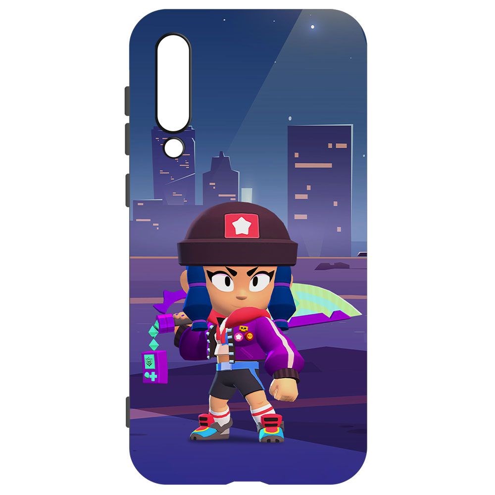 

Чехол-накладка Krutoff Софт Кейс Brawl Stars - Героиня Биби для Xiaomi Mi 9 SE черный