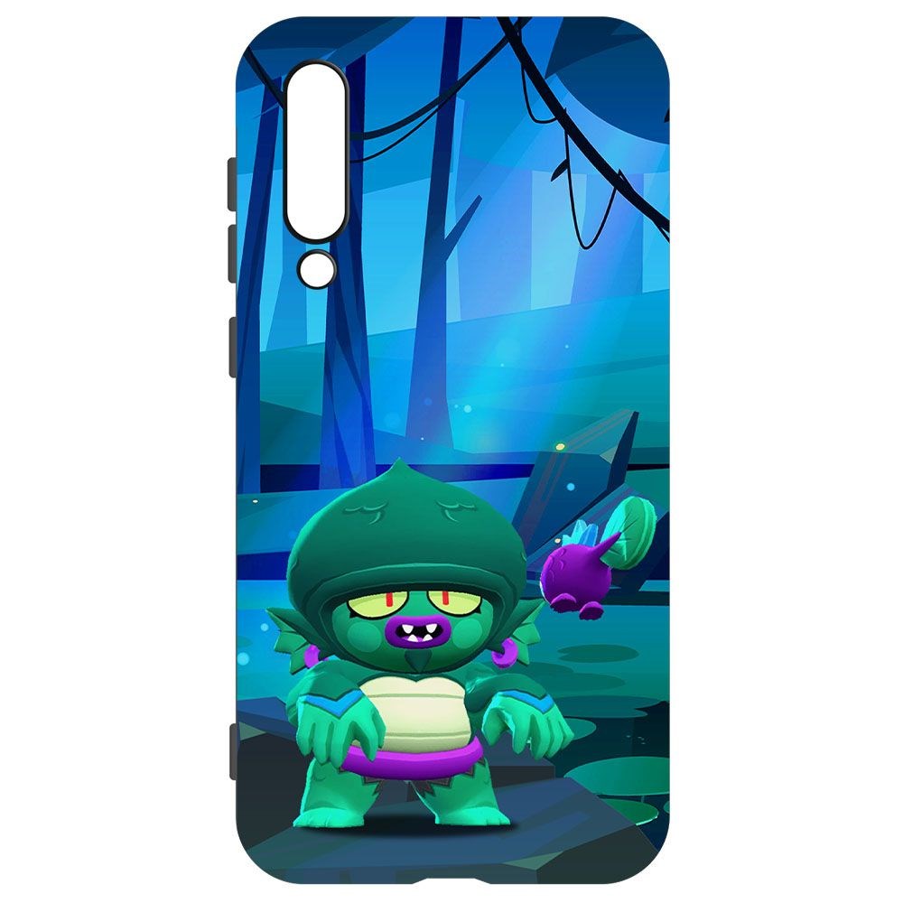 

Чехол-накладка Krutoff Софт Кейс Brawl Stars - Болотный Джин для Xiaomi Mi 9 SE черный
