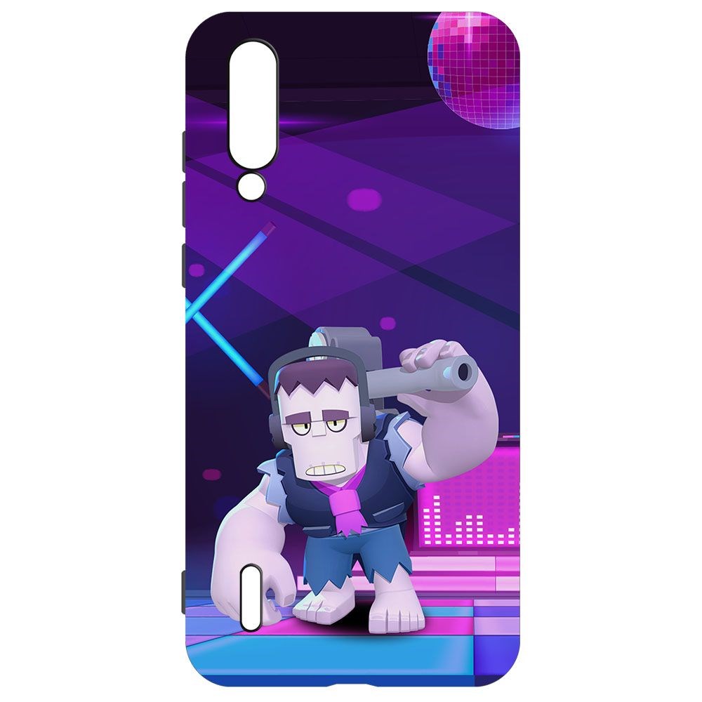 

Чехол-накладка Krutoff Софт Кейс Brawl Stars - Фрэнк для Xiaomi Mi 9 Lite черный