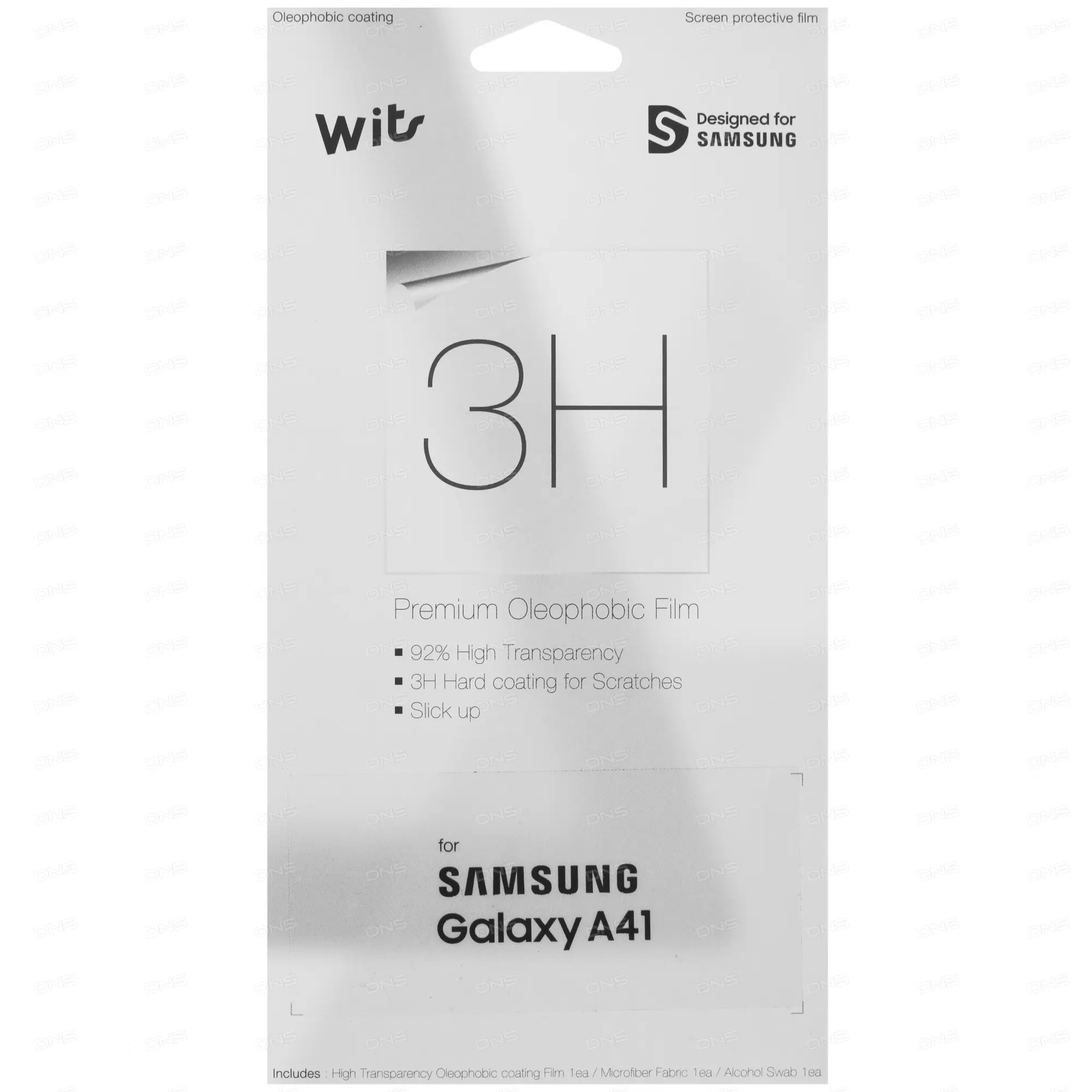 

Защитная пленка для экрана Samsung Wits для Samsung Galaxy A41 прозрачная, 1 шт, Wits