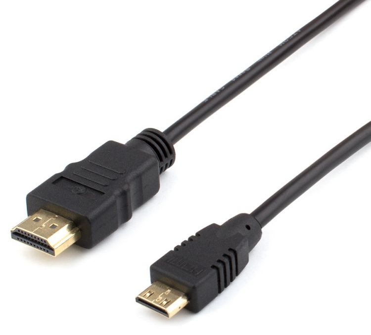 фото Кабель atcom ат6153 hdmi - minihdmi 1m black