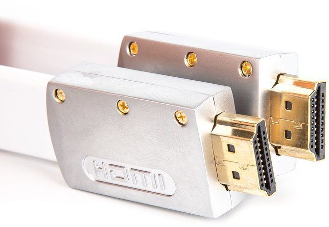 фото Кабель aopen acg568f-s-10m hdmi 19m v2.0 10m silver/white