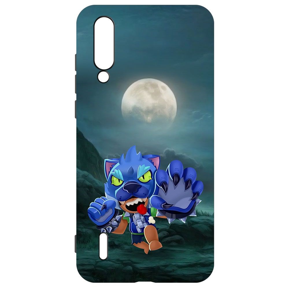 

Чехол-накладка Krutoff Софт Кейс Brawl Stars - Оборотень Леон для Xiaomi Mi 9 Lite черный