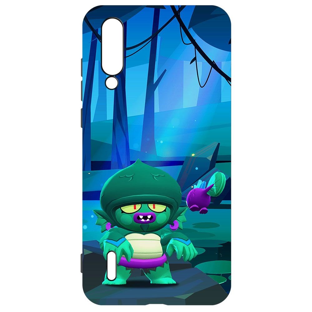 

Чехол-накладка Krutoff Софт Кейс Brawl Stars - Болотный Джин для Xiaomi Mi 9 Lite черный