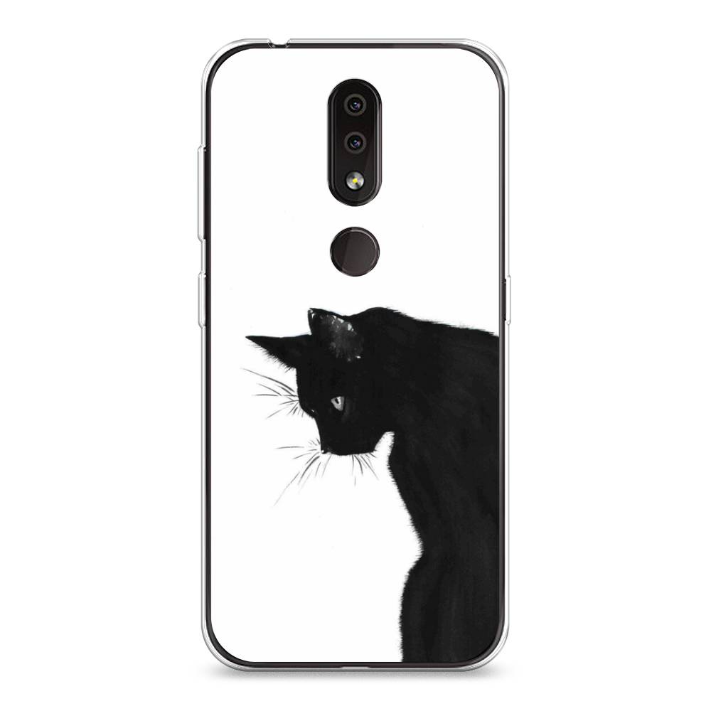 

Чехол Awog на Nokia 4.2 / Нокиа 4.2 "Black cat", Черный;белый, 122550-1