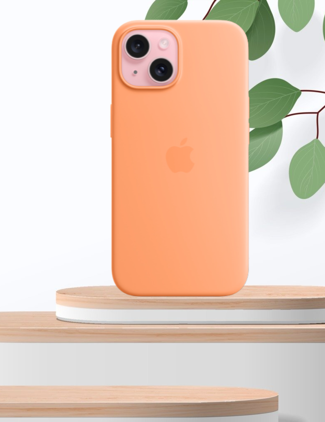 

Чехол Silicone Case MagSafe Apple iPhone 15 ORANGE SORBET, Оранжевый, Apple iPhone 15