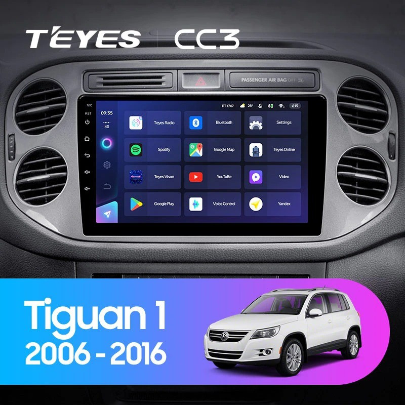 

Штатная магнитола Teyes CC3L 4/32 Volkswagen Tiguan 1 NF (2006-2017) F1, CC3L