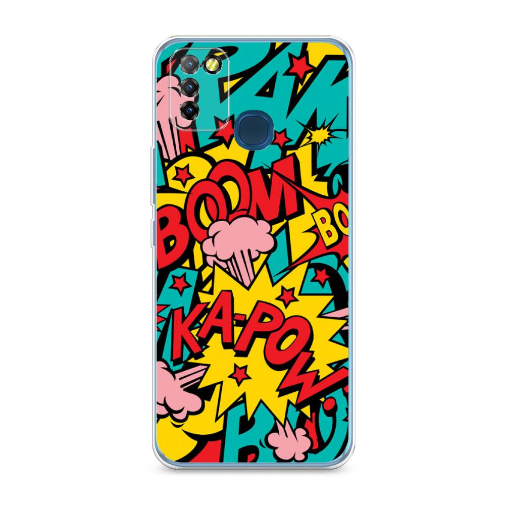 фото Чехол awog "постер pop art" для infinix hot 10 lite